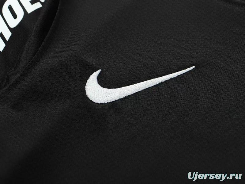 Retro Kids 12/13 Santos FC Black Long Sleeve Jersey