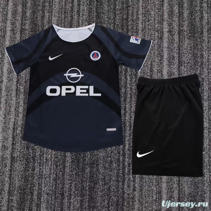 Retro  Kids 01/02 PSG/Paris Saint-Germain Third Jersey