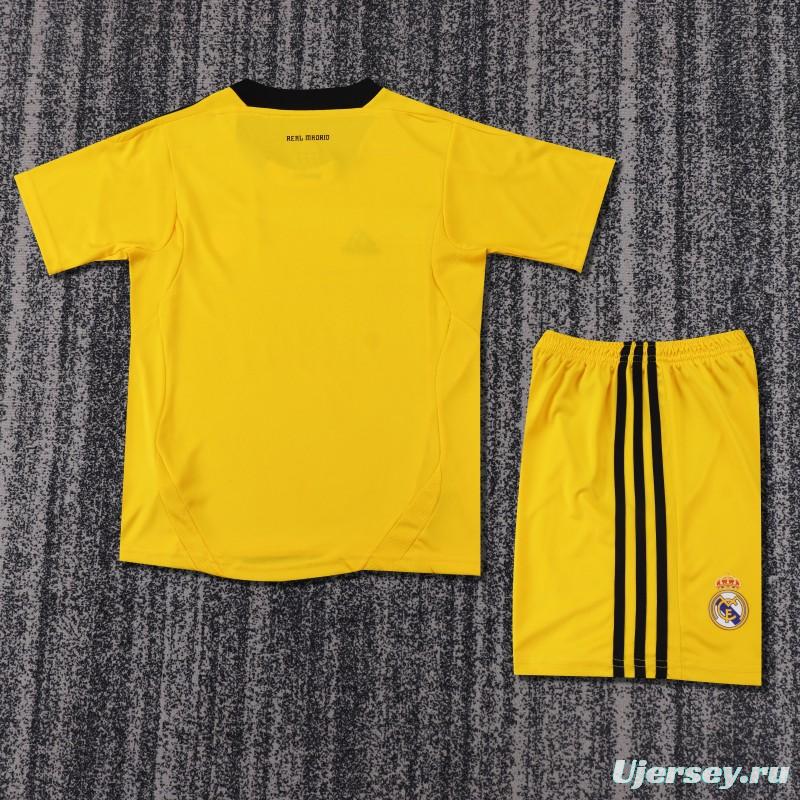 Retro Kids 11/12 Real Madrid Yellow Goalkeeper Jersey