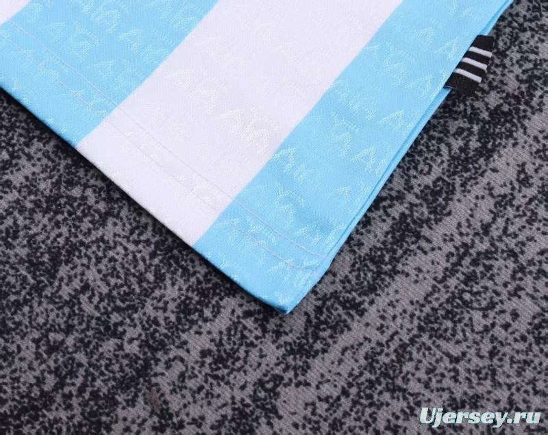 Retro Kids  96/97 Argentina Home Jacquard Jersey