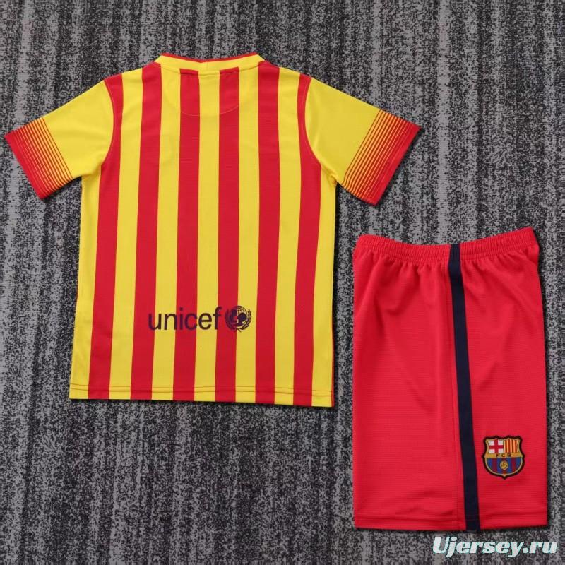 Retro Kids 13/14 FC Barcelona Away Jersey