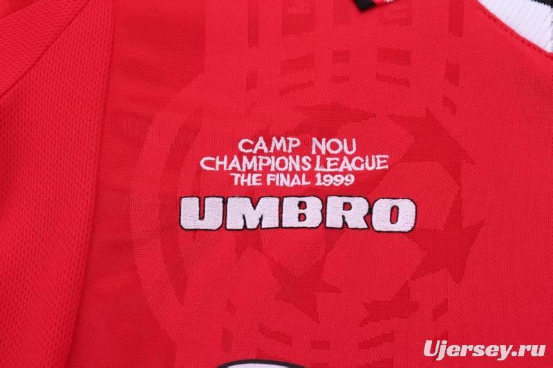 Retro Kids 99/00 Manchester United Home Jersey