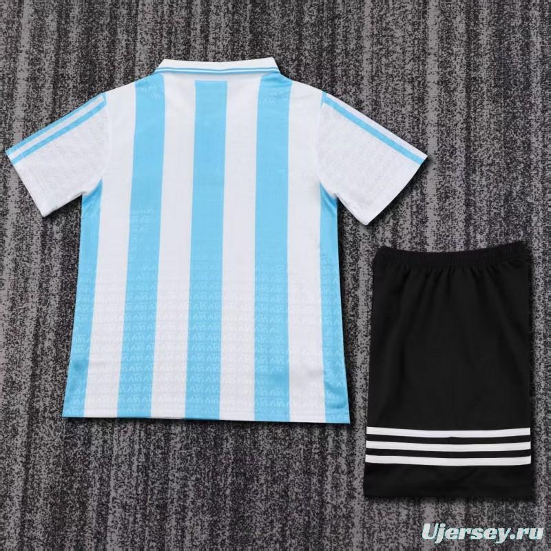 Retro Kids 1994 Argentina Home Jersey