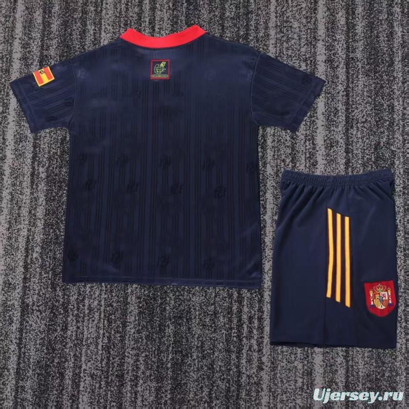 Retro Kids 1996 Spain Away Jersey