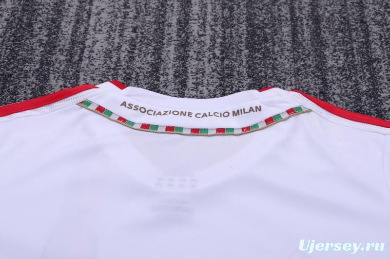 Retro 2010/11 Kids AC Milan White Away Jersey