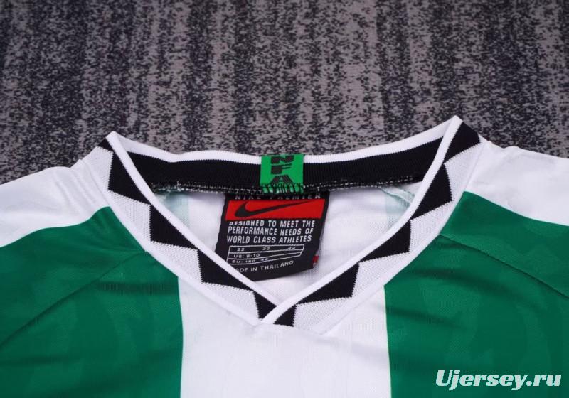Retro Kids 1996  Nigeria Green Home Jersey