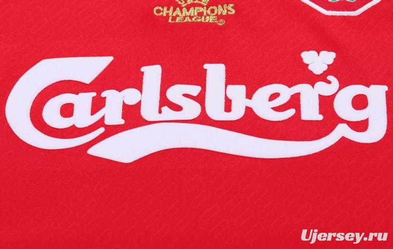 Retro Kids 04/05 Liverpool Home Jersey
