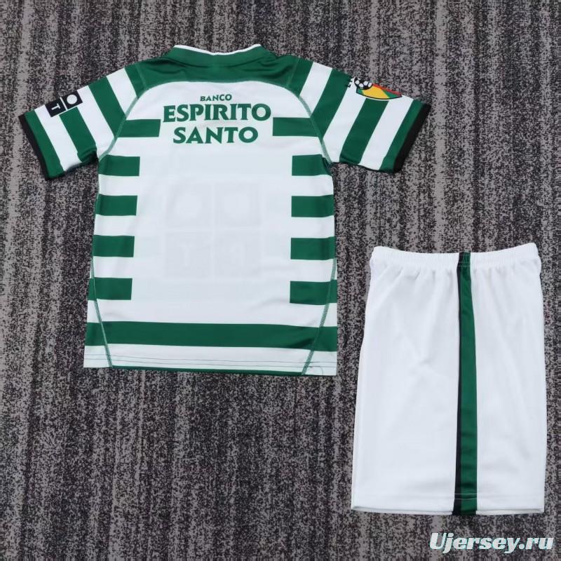 Retro Kids 03/04 Sporting CP Home Jersey