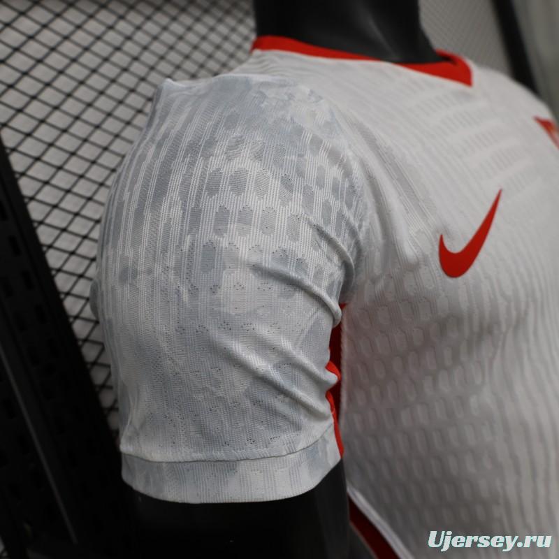 Player Version 2026 Poland Home White  Jersey
