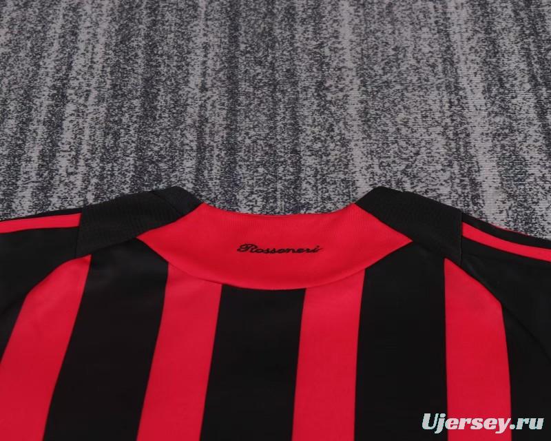 Retro Kids 08/09 AC Milan Home Jersey
