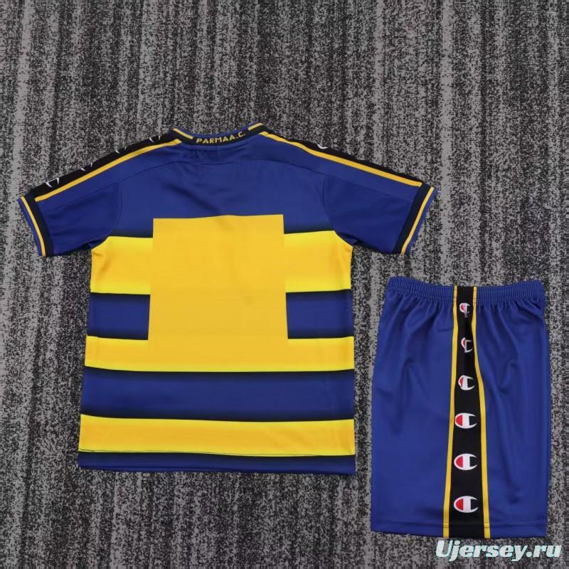 Retro Kids 01/02 Parma Home Jersey