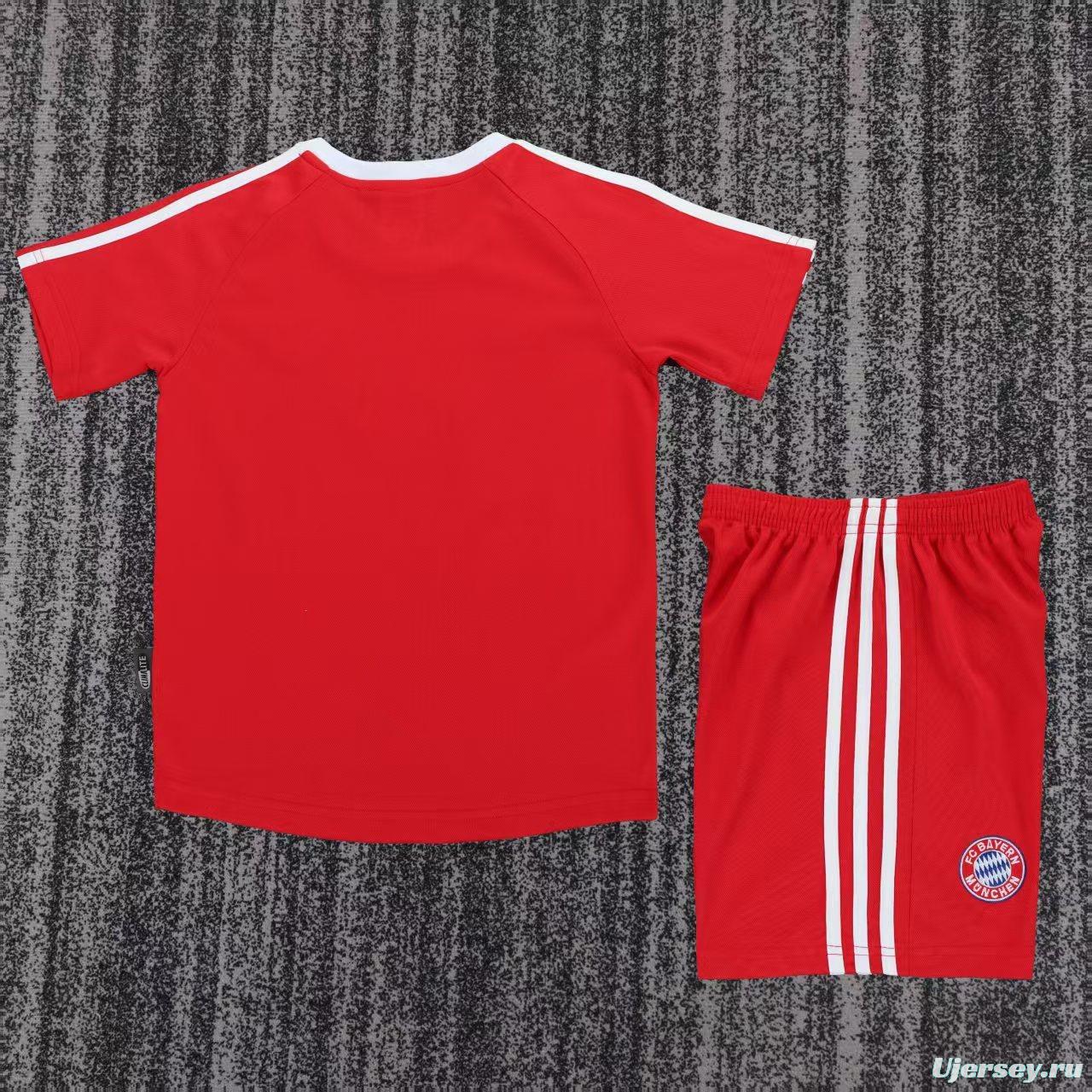 Retro 01/02 Kids Bayern Munich Home Jersey