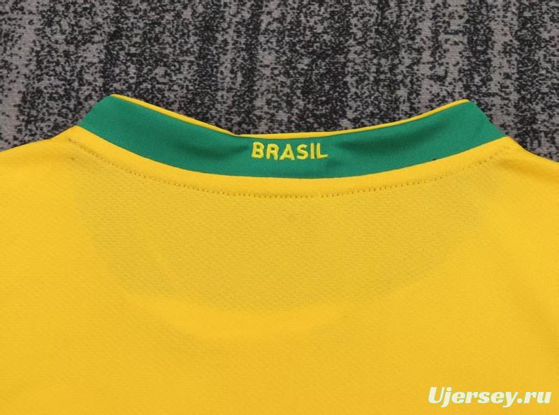 Retro Kids 2006 Brazil Home Jersey