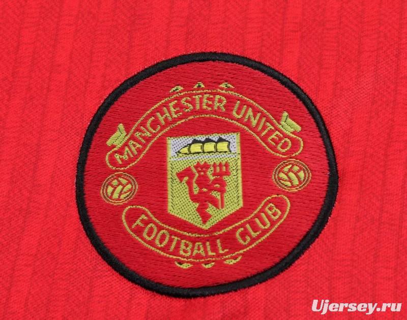 Retro Kids  96/97 Manchester United Home Jersey