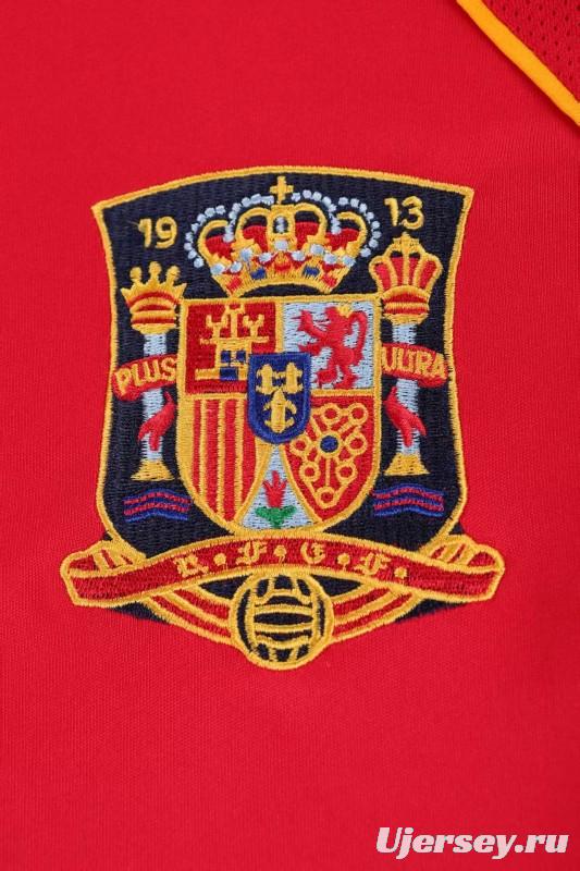 Retro Kids 2008 Spain Home Jersey
