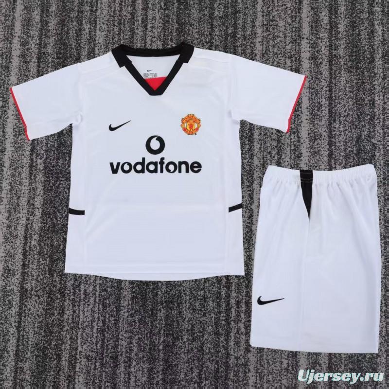 Retro 02/03 Kids Manchester United Away Jersey