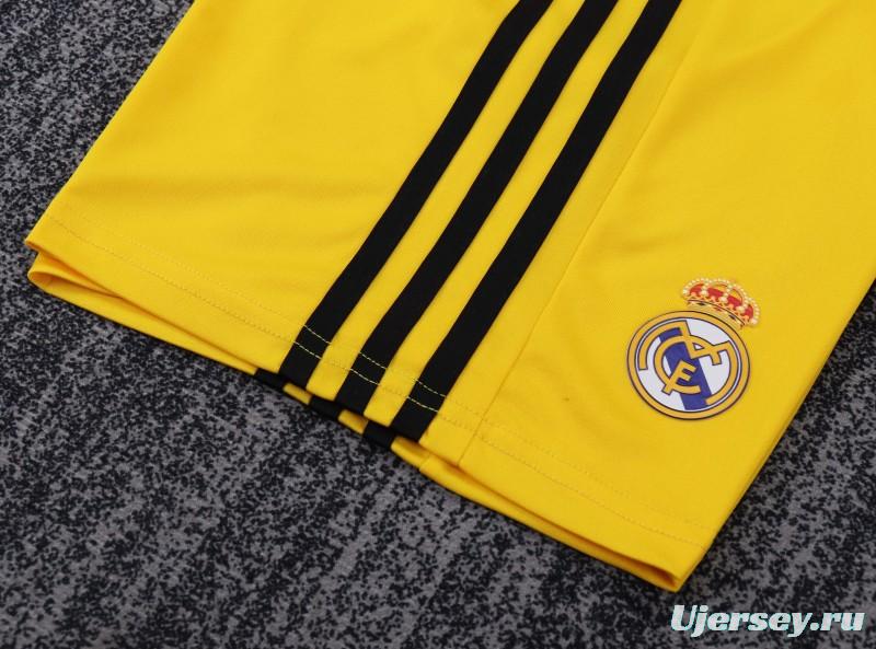 Retro Kids 11/12 Real Madrid Yellow Goalkeeper Jersey