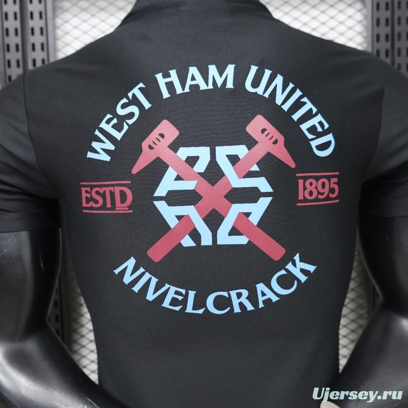 layer Version 26/27 West Ham United Training Dark Grey  Jersey