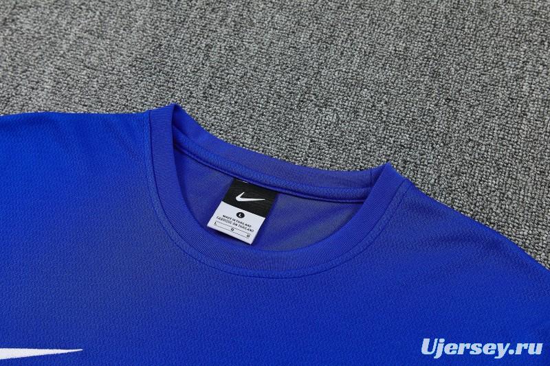 6/27 Chelsea Blue Short Sleeve Training Tee + Long Pants (Home)