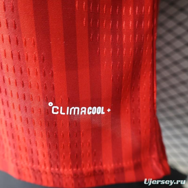Player Version 26/27 Bayern Munich Red with Tonal Stripe Home Jersey