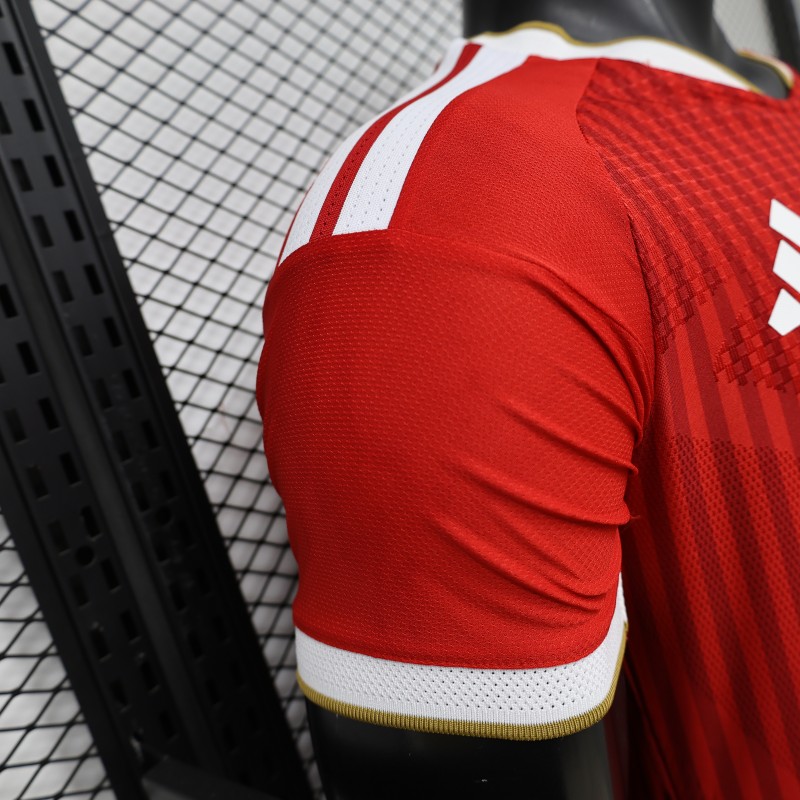 Player Version 26/27 Bayern Munich Red with Tonal Stripe Home Jersey