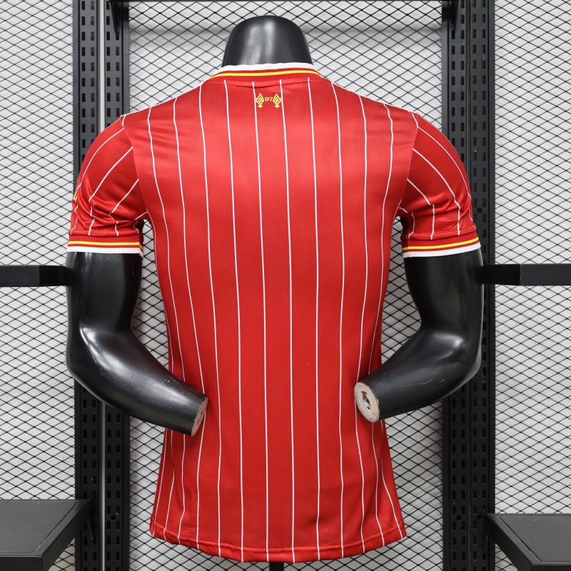 Player Version 26/27 Liverpool Red with White Pinstripe Home Jersey