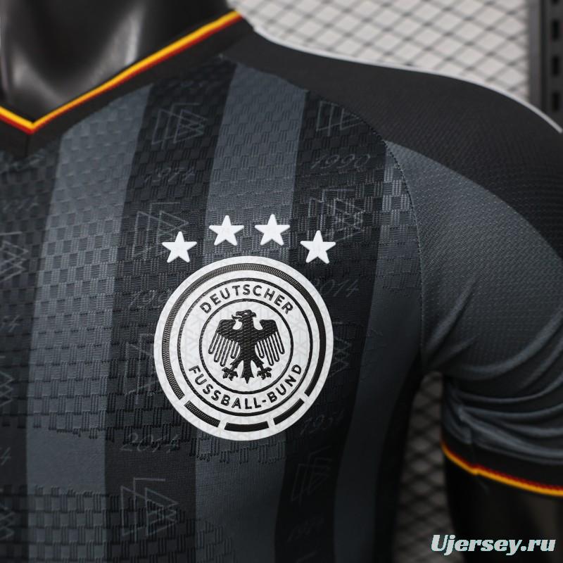 Player Version 2026 Germany Dark Grey with Championship Years Stripe Graphic Jersey