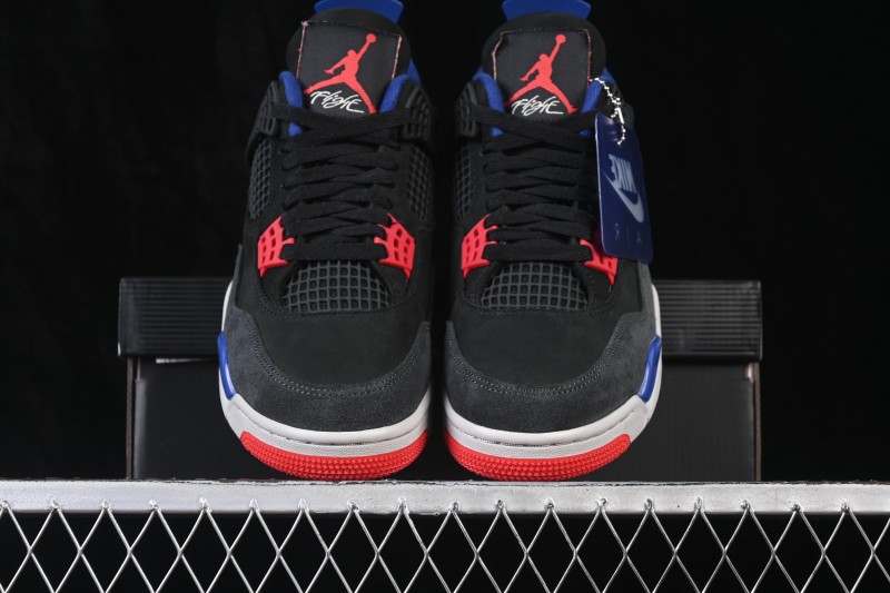 Nike Air Jordan 4 Retro AJ4 Black Grey Blue - FV5029-003