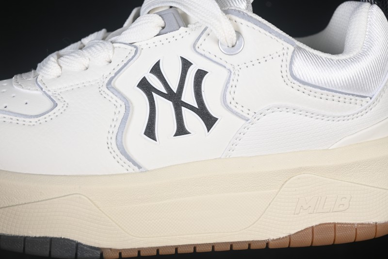 New York MLB Chunky Curve Liner Thick-Soled Casual Running Shoes - 3ASXM096N50IVS