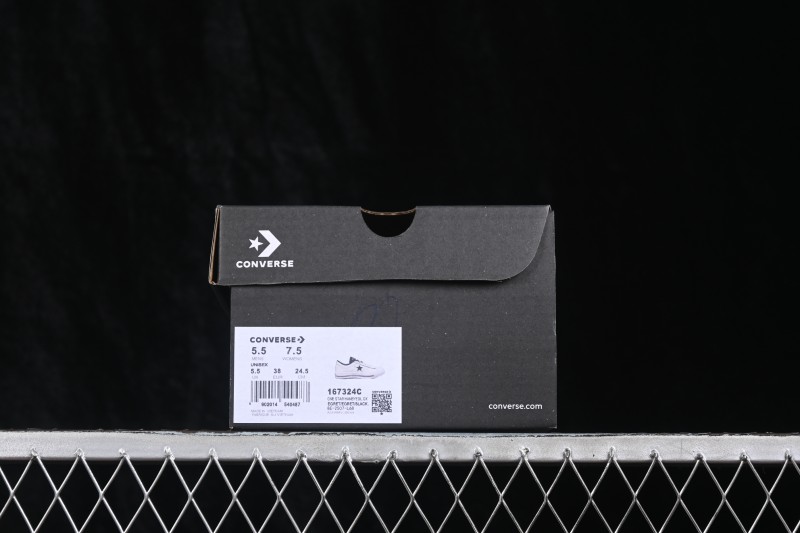 Converse One Star 95 Classic Low-Top Skateboarding Shoes with Glossy Patent Leather and Reflective Star Logo - 167324C