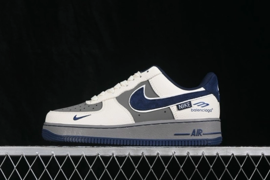Nike Air Force 1 '07 Low Collaboration Skateboarding Shoes with Full-Length Air Cushion - LD1999-033
