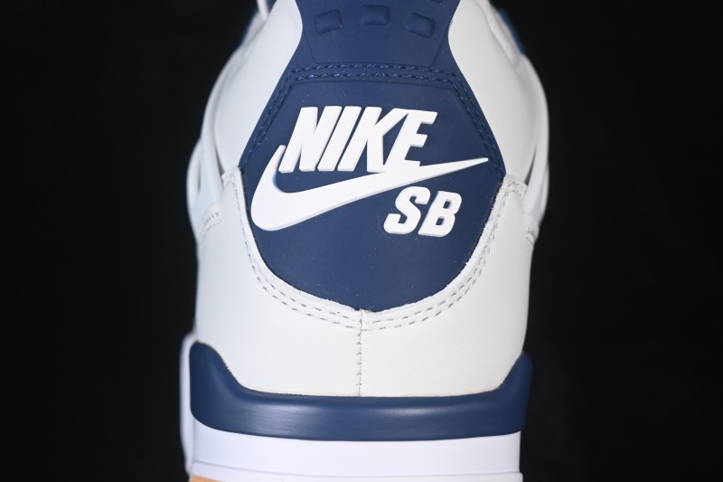 Nike SB x Air Jordan 4 Navy AJ4 Collaboration White Blue - DR5415-100