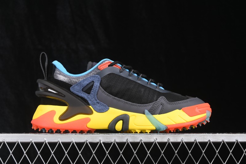 Off-White C/O Virgil Abloh Retro Running Shoes with Deconstructed Design - AJF6
