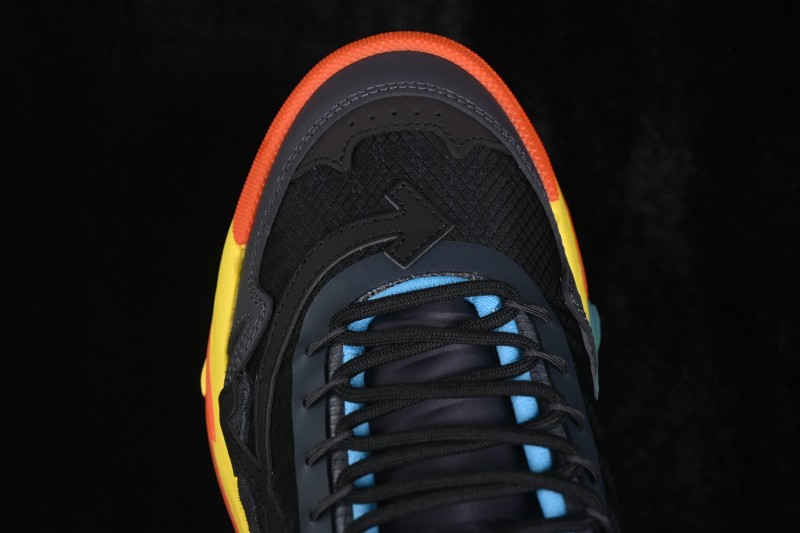 Off-White C/O Virgil Abloh Retro Running Shoes with Deconstructed Design - AJF6