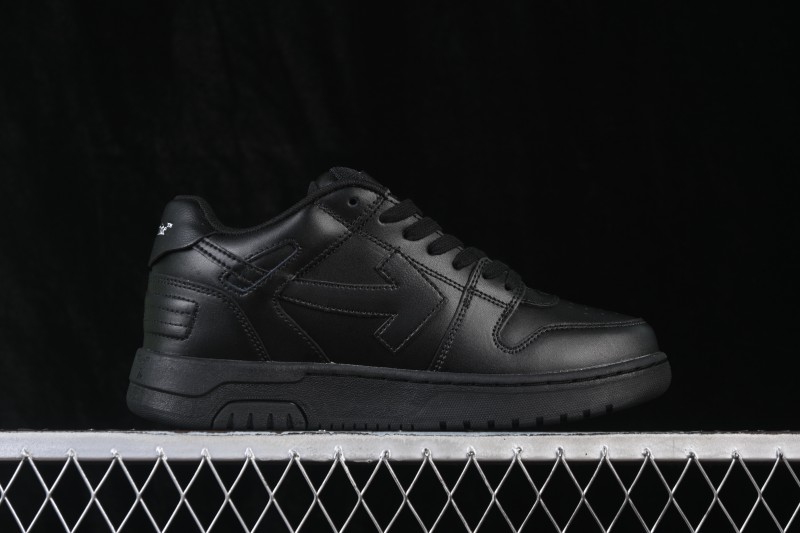 Off-White Out Of Office Low-Top Fashion Sneakers All Black - Y Edition