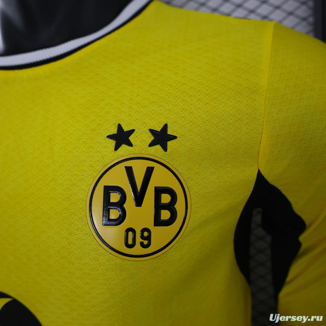 Player Version 26/27  Borussia Dortmund Yellow Home Long Sleeve Jersey