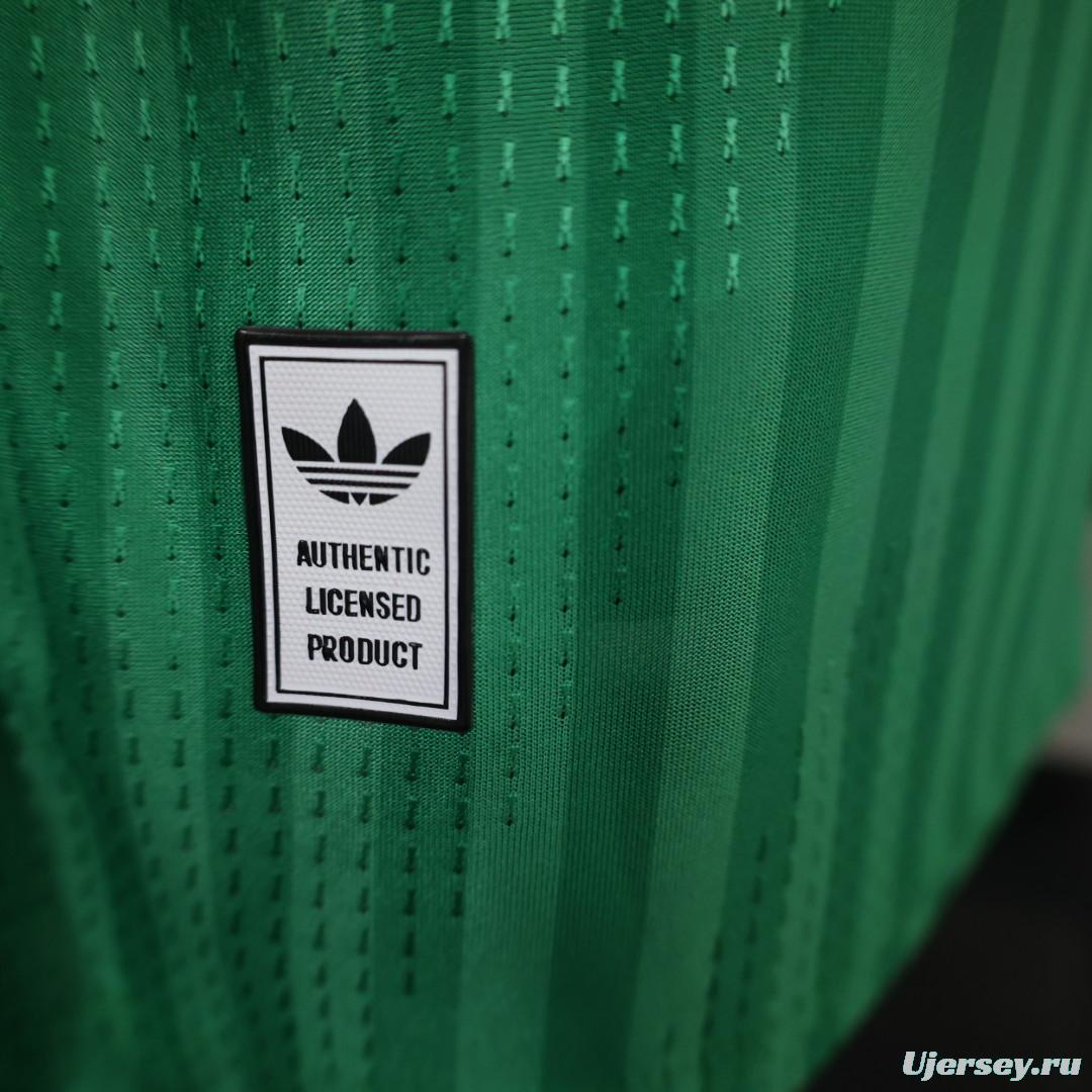 Player Version 26/27  Algeria Green Stripe V-Neck Special Edition Jersey