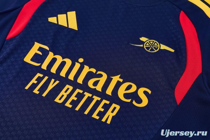 26/27 Arsenal  Navy Blue Short Sleeve+Soccer Shorts