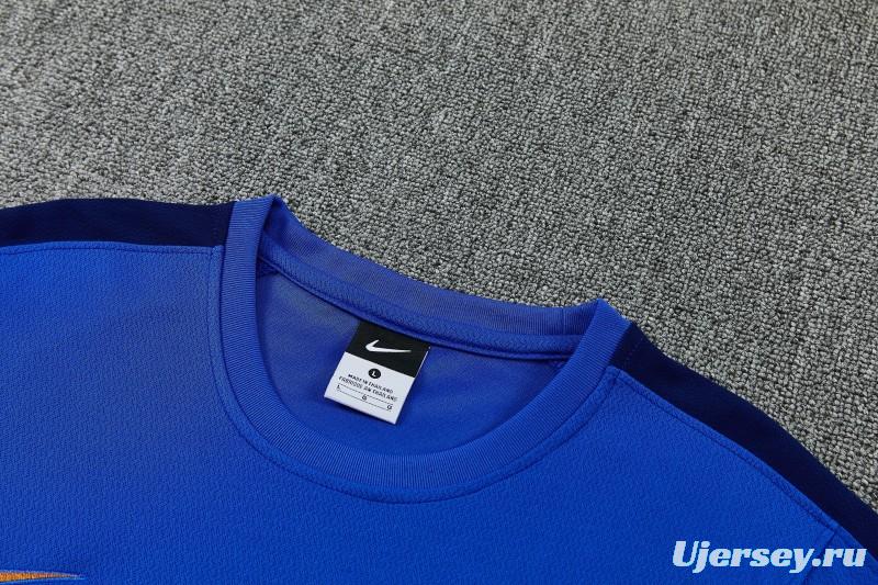 26/27 France Blue Short Sleeve+Soccer Shorts