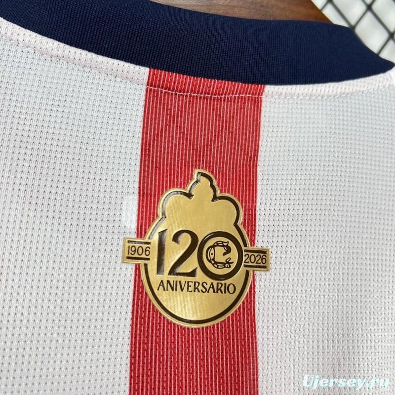 26/27 Chivas Guadalajara De Guadalajara 120 Aniversario Jersey