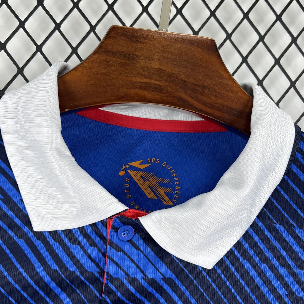 2026 Mens France World Cup Home Long Sleeve Jersey