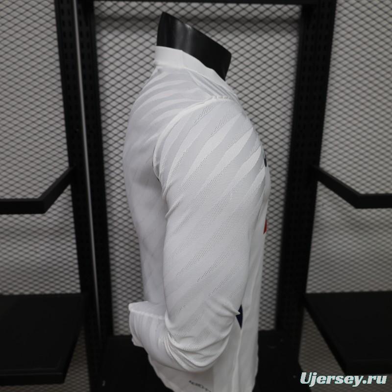 Player Version 26/27 Tottenham Hotspur Long Sleeve Home White Jersey