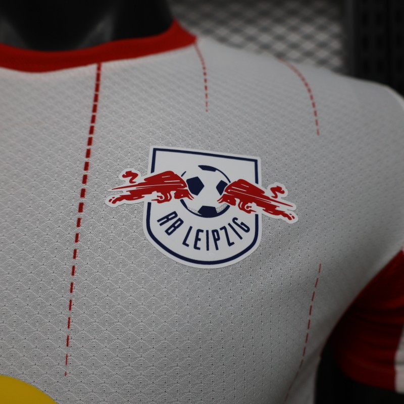 Player Version 26/27 RB Leipzig Home White  Stripes Jersey