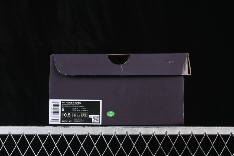 Nike Air Force 1 '07 Low "Fly Pack" Retro Basketball Sneakers with Premium Full-Grain Leather - IM3081-100