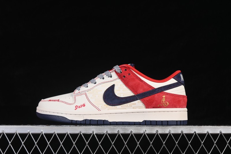 Nike SB Dunk Low Year of the Horse Premium Custom Low-Top Skateboarding Shoes - QW5288-112