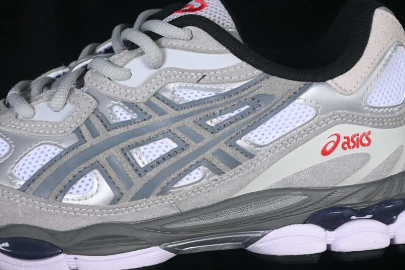 Asics Gel-Kayano Retro Running Shoes with Breathable Suede and Mesh Upper - 1201A789-102