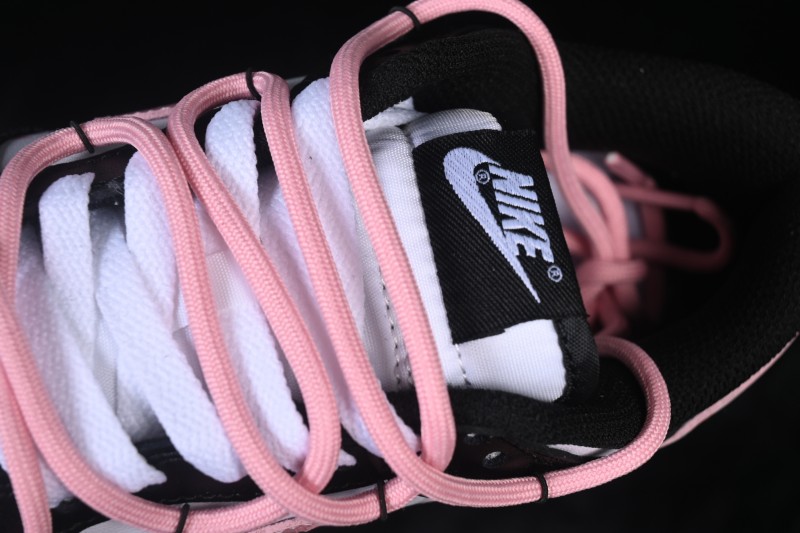 Nike SB Dunk Low Cat Paw Black Pink Deconstructed Strap Casual Skateboarding Shoes - DD1503-101