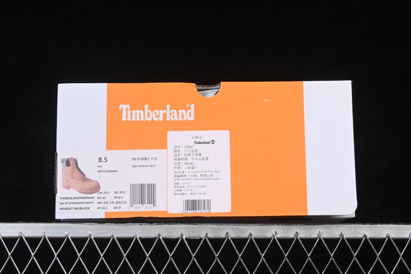 Timberland Premium 6-Inch Waterproof Leather Boots with Thick Sole - TB010061713