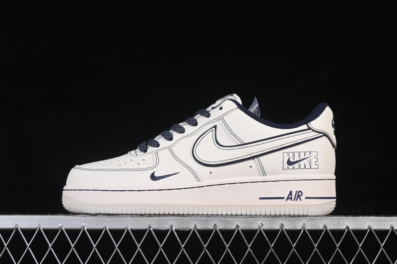 Nike Air Force 1 '07 Low Basketball Shoes with Classic Air-Sole Cushioning and Durable Leather Upper - SM6668-131