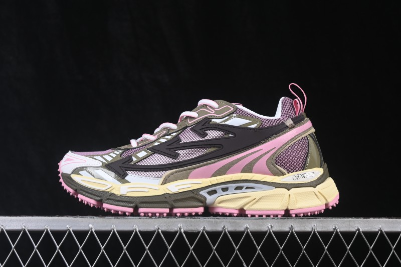 Off-White c/o Virgil Abloh Retro Running Shoes with Deconstructed Design - AJF6